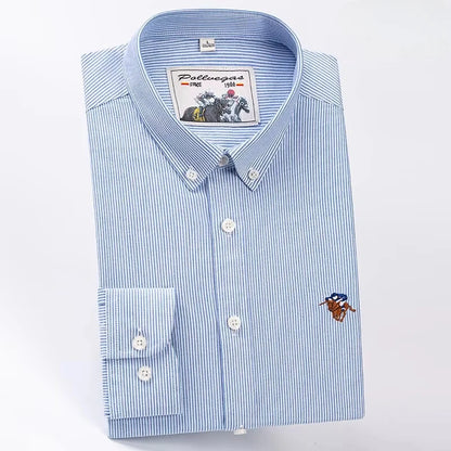 Oxford Striped Business Shirt