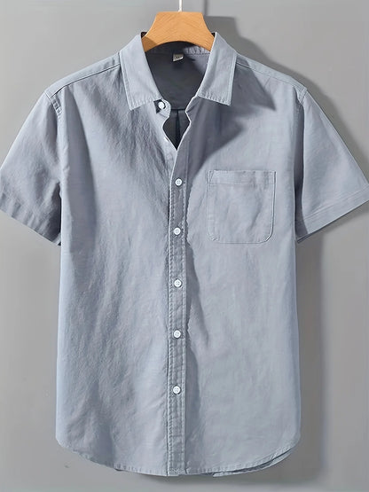 Minimal Cotton Summer Shirt