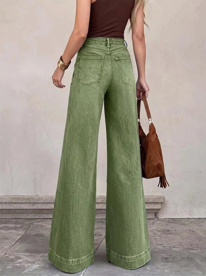 High-Rise Wide-Leg Jeans
