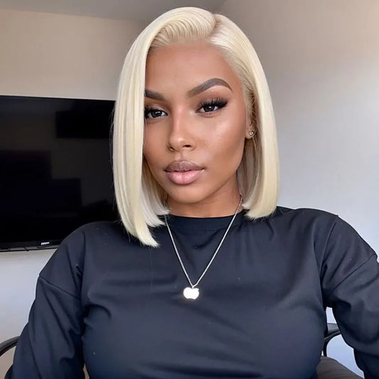 Short Straight Frontal Wig