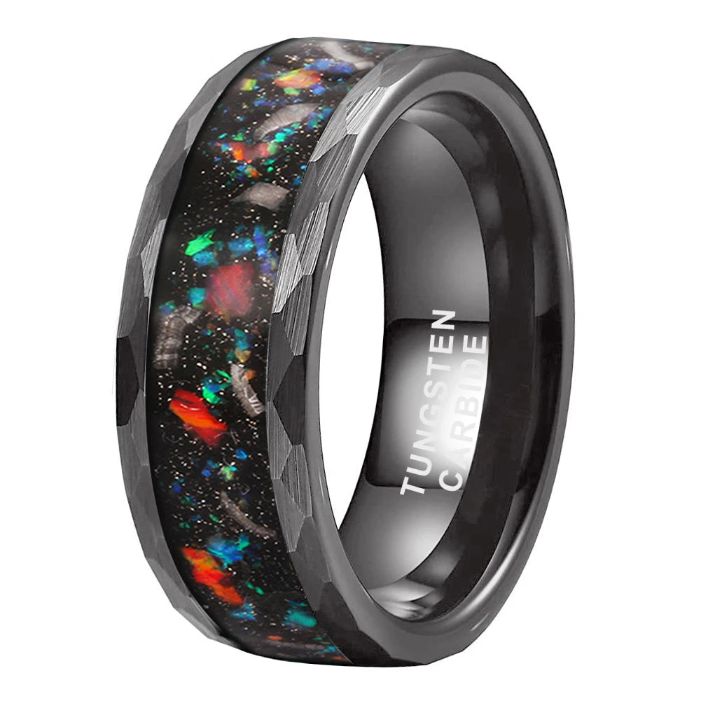 Tungsten Channel Wedding Band