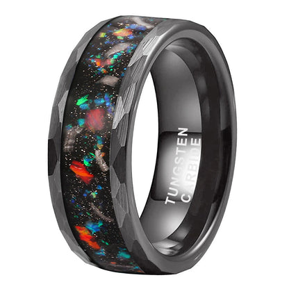 Tungsten Channel Wedding Band