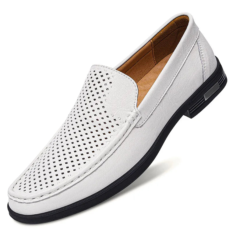 Leather Slip On Shoes Style