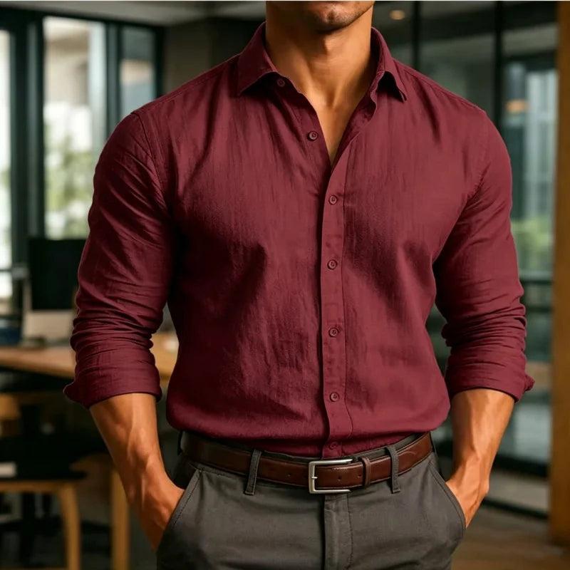 Stretch Casual Long Shirt