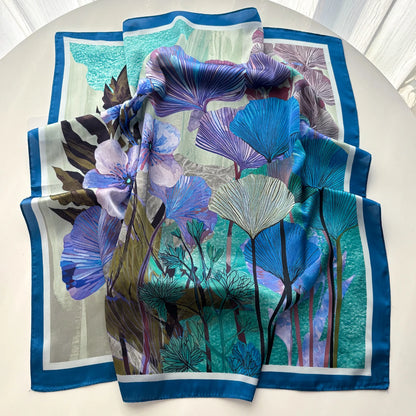 Fashion Print Silk Neckerchief