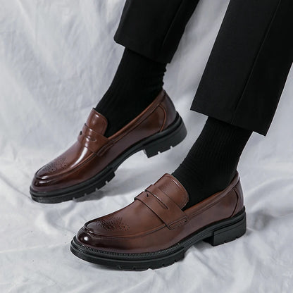 Leather Business Breathable Shoes