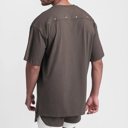 Patchwork Quick-Dry Gym Sport Tee