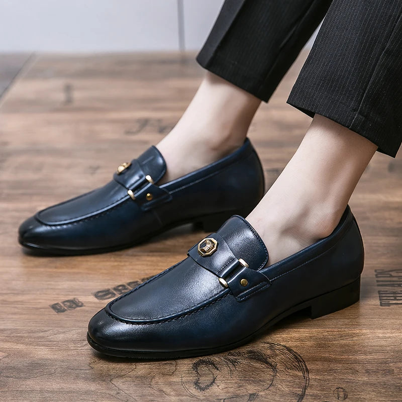 Leather Slip On Shoes Edition