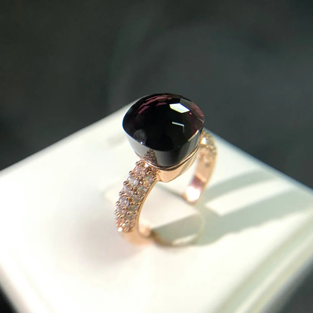 Candy Zircon Crystal Ring