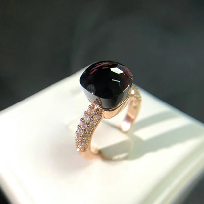 Candy Zircon Crystal Ring