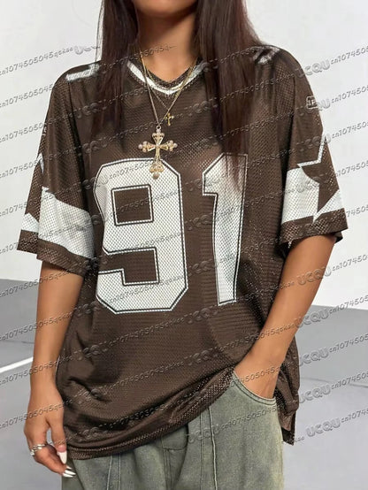 Number Print T-Shirt
