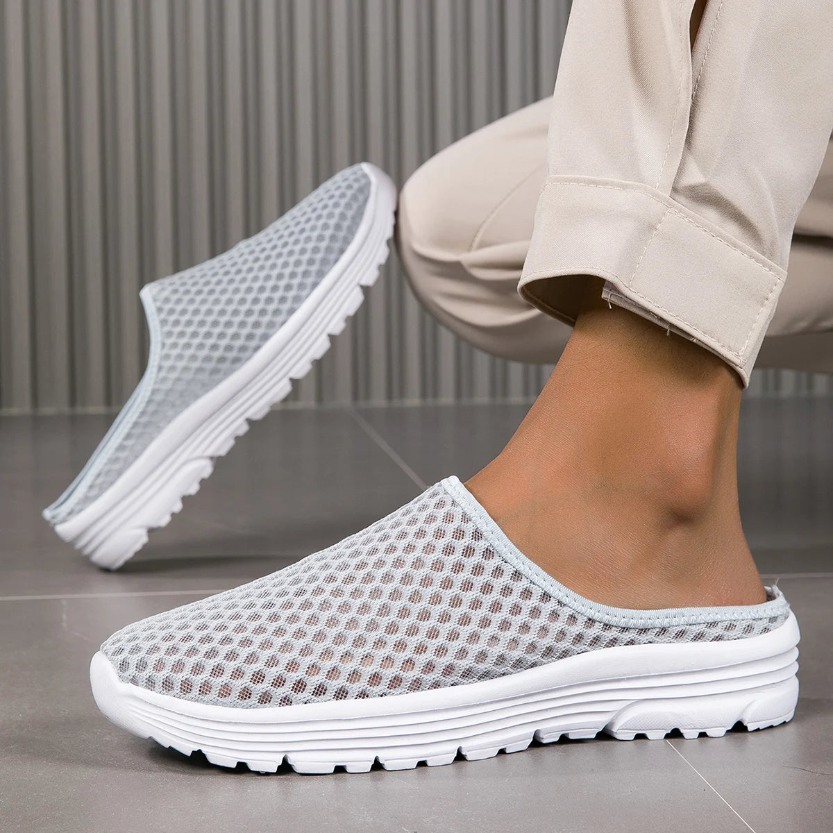 Air Mesh Lazy Slippers