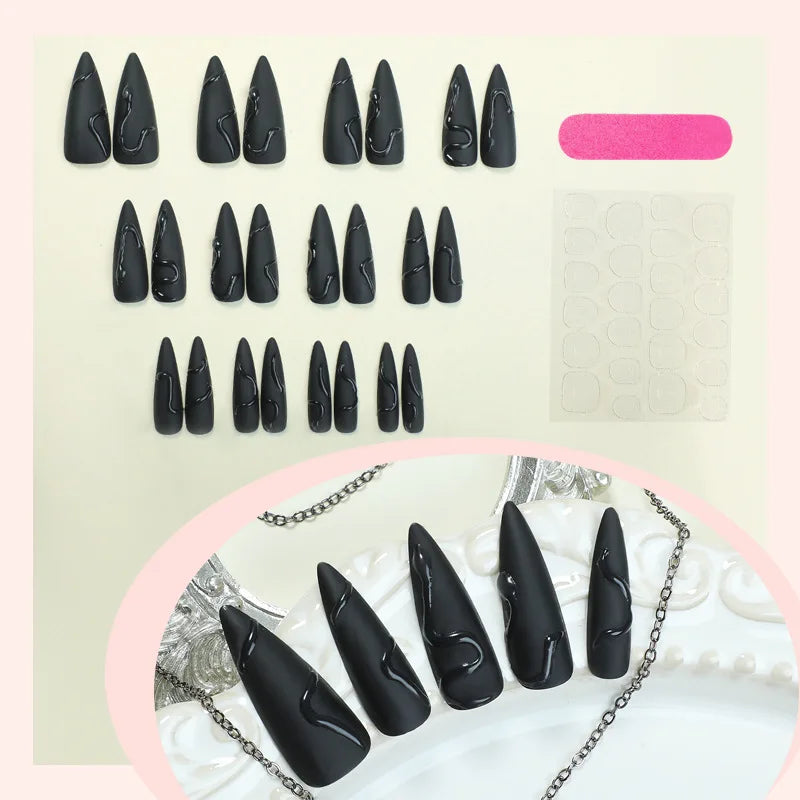 Gothic Y2K Press On Nails