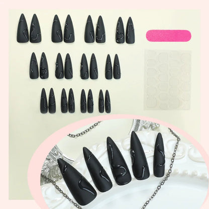 Gothic Y2K Press On Nails