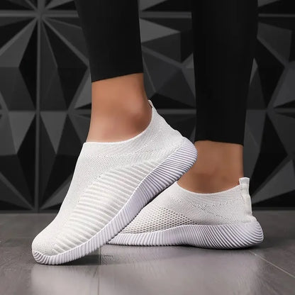 Solid Color Woven Sneakers
