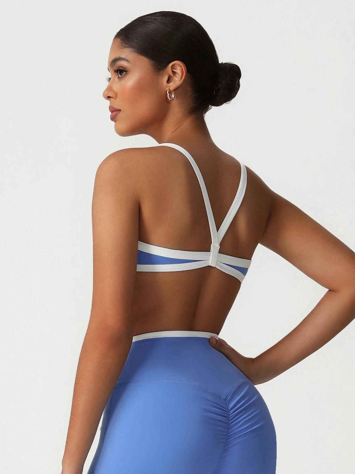 Contrast Color V-Back Top