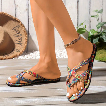Sexy PU Platform Summer Slippers