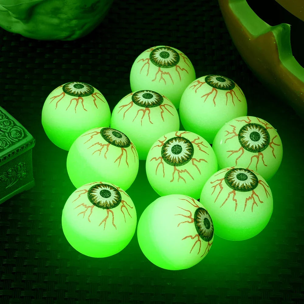Glow-in-the-Dark Eyeball Bouncy Balls