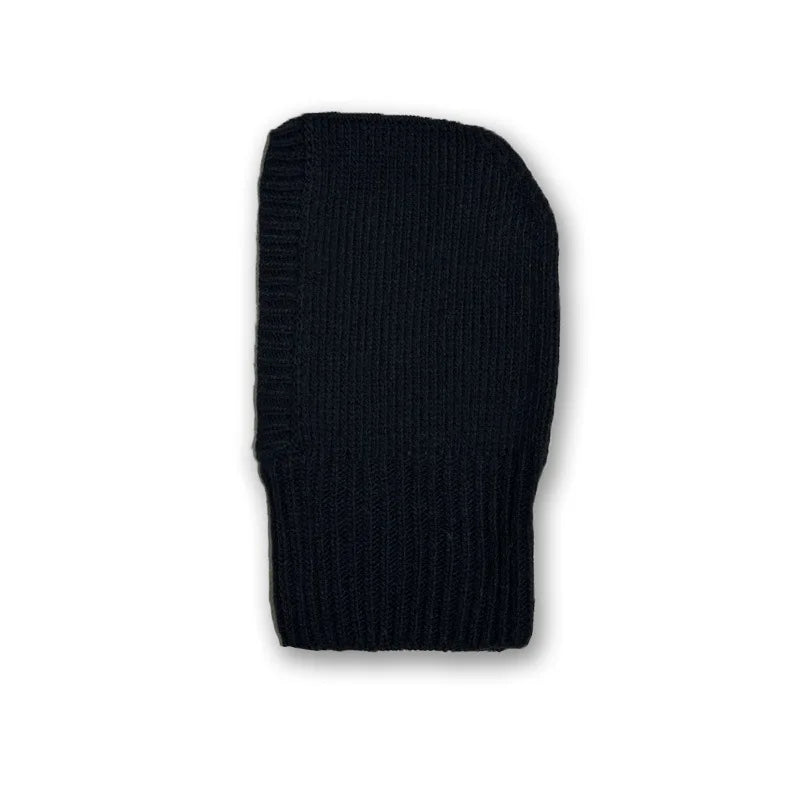 Wool Blend Hooded Scarf Beanie