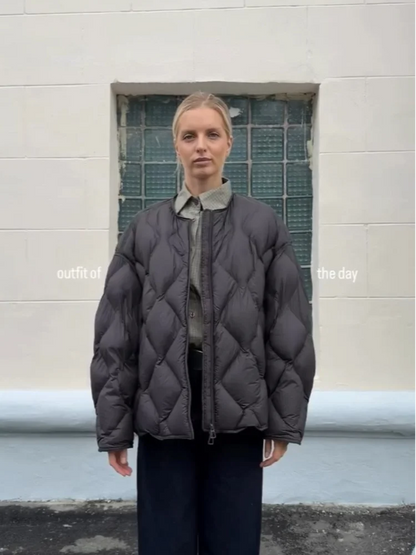 Diamond Quilted Puffer Jacket