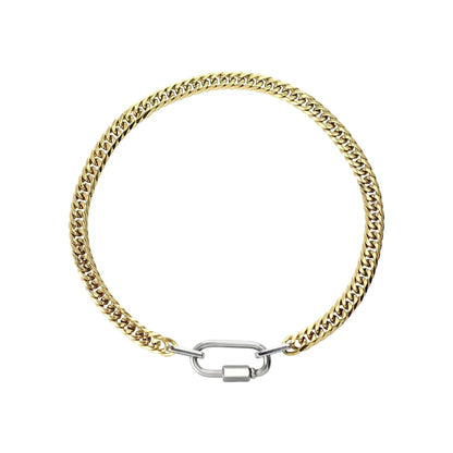 Two-Tone Cuban Necklace