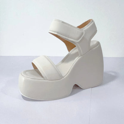 Leather Platform Sandals Women