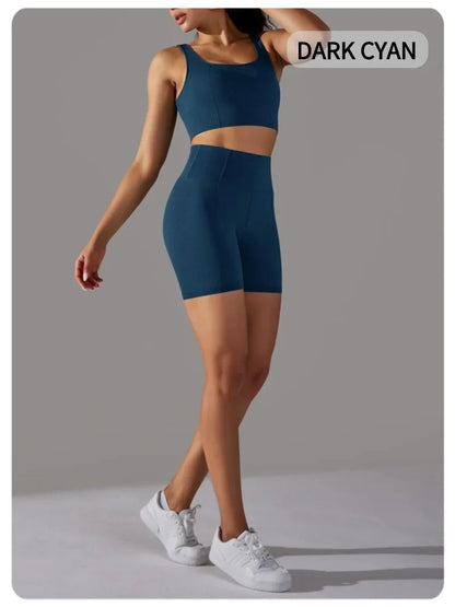 Seamless Crop Top Tracksuit