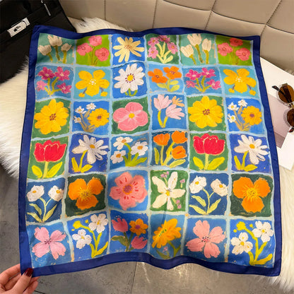 Fruit Print Korean Square Scarf
