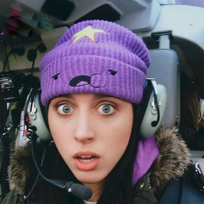 Purple Knit Beanie