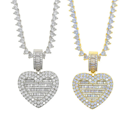 Heart CZ Choker