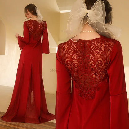 Long Tailing Nightgown