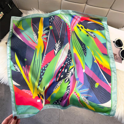 Fruit Print Korean Square Scarf