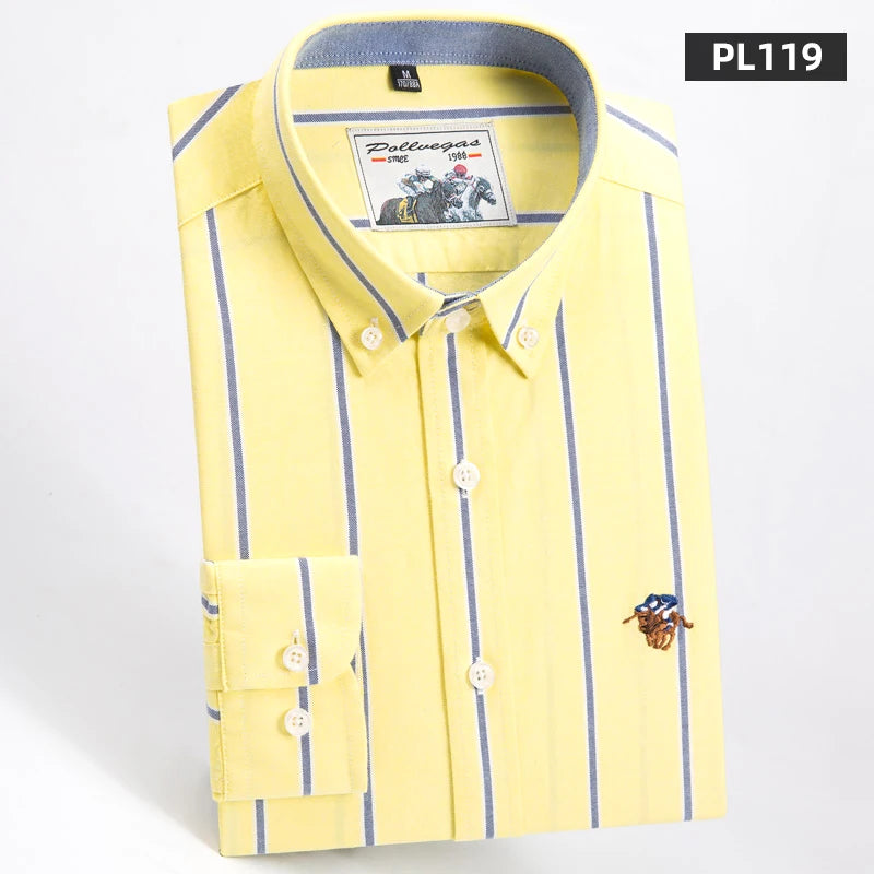 Oxford Striped Business Shirt