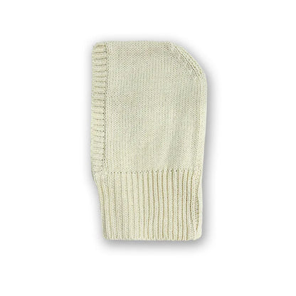 Wool Blend Hooded Scarf Beanie