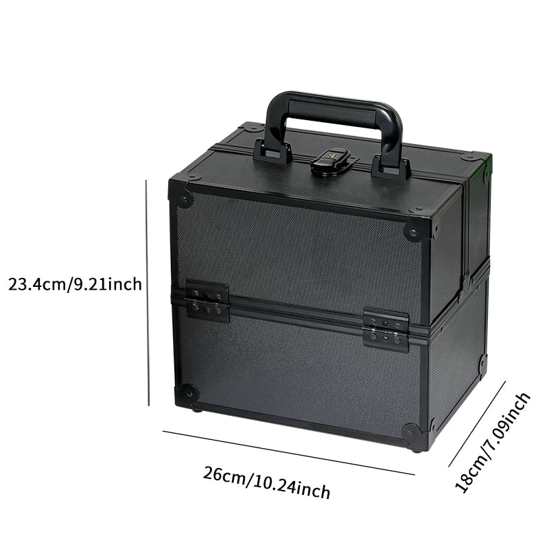Aluminum Makeup Train Case
