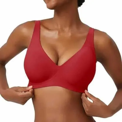 Wire-Free Leopard Print Bra