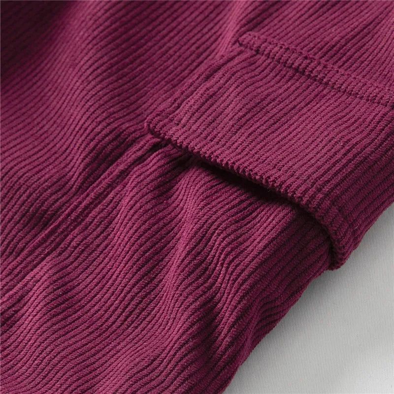 Corduroy Safari Multi-Pocket Shorts