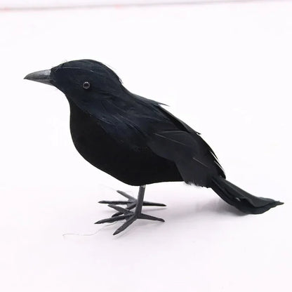 Realistic Artificial Crow Set