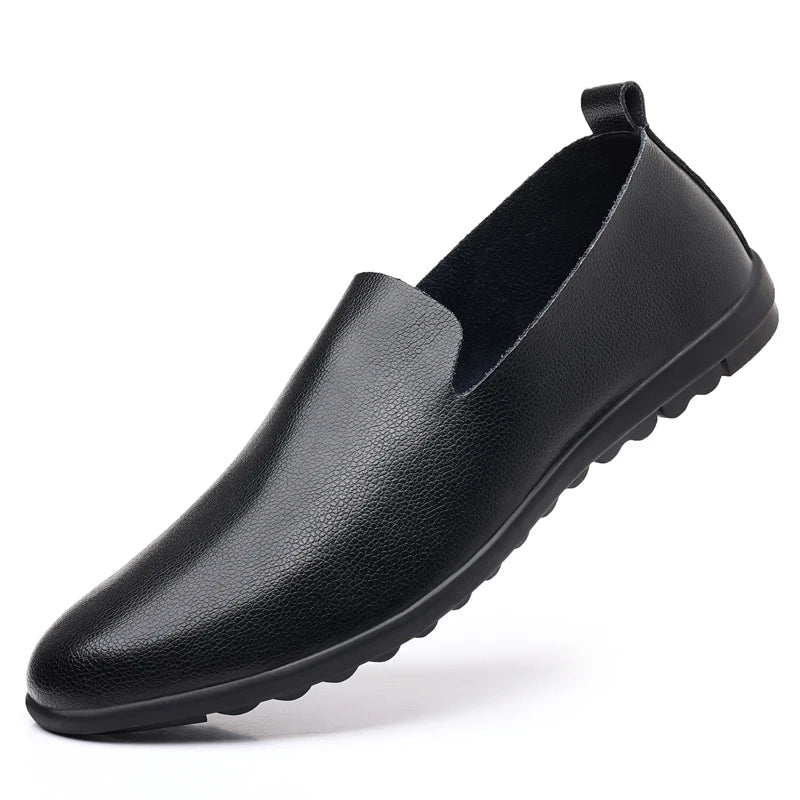 Leather Slip On Shoes