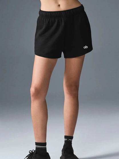 Cotton Drawstring Fitness Shorts