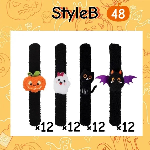 Plush Halloween Slap Bracelets