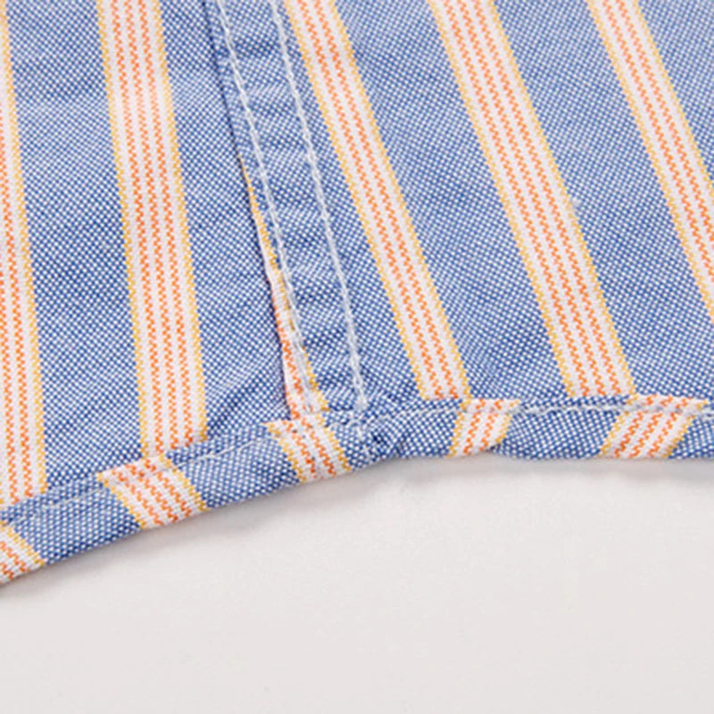 Oxford Striped Business Shirt