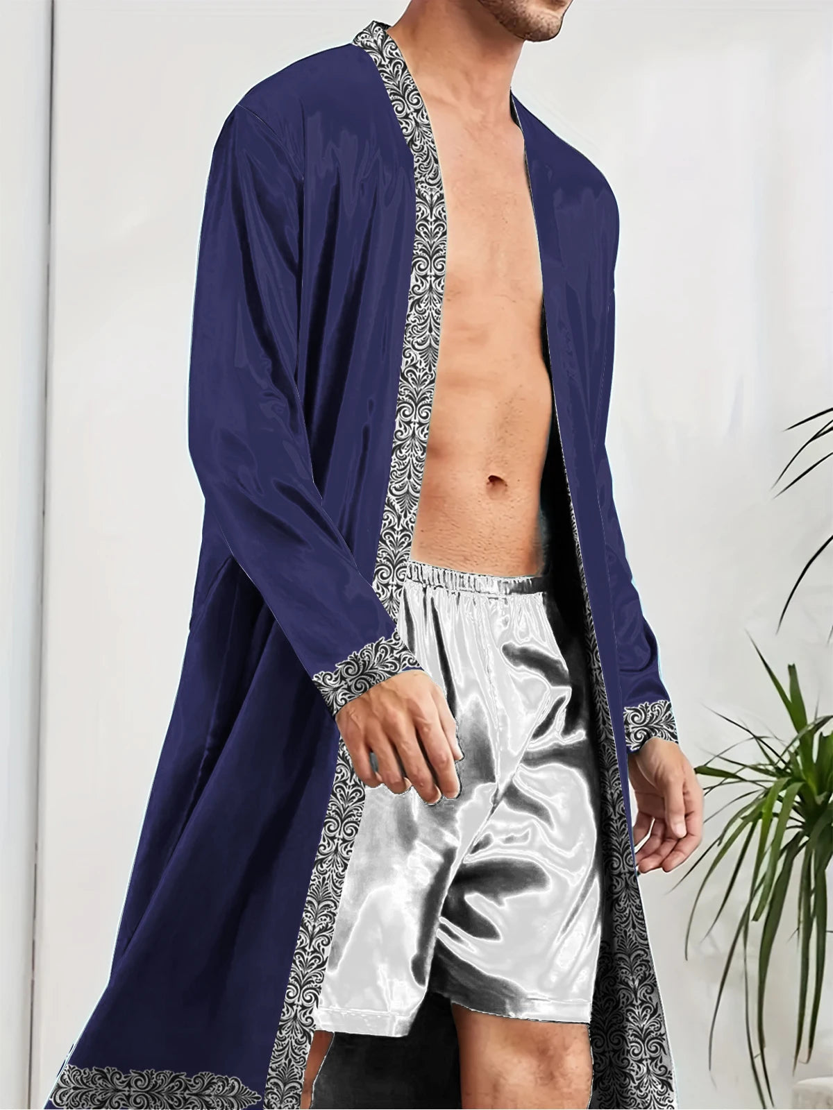 Quick-Dry Digital Print Robe