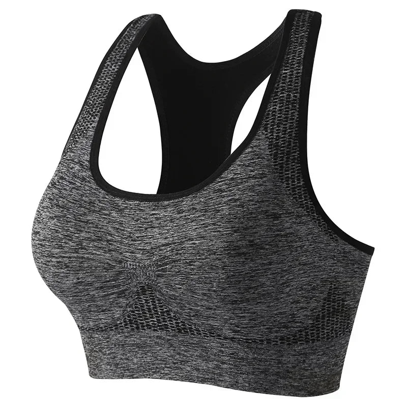 Patchwork Y-Strap Push-Up Bra