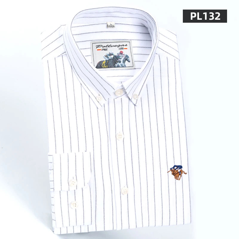Oxford Striped Business Shirt