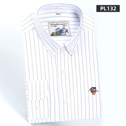 Oxford Striped Business Shirt