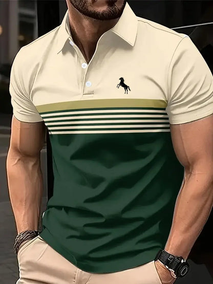 Casual Printed Polo Shirt