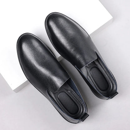 Leather Slip On Shoes
