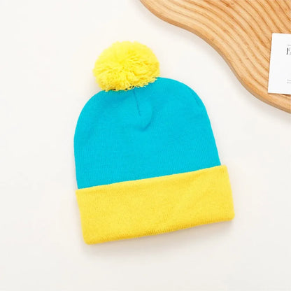 Cuffed Pom Beanie and Gloves Set