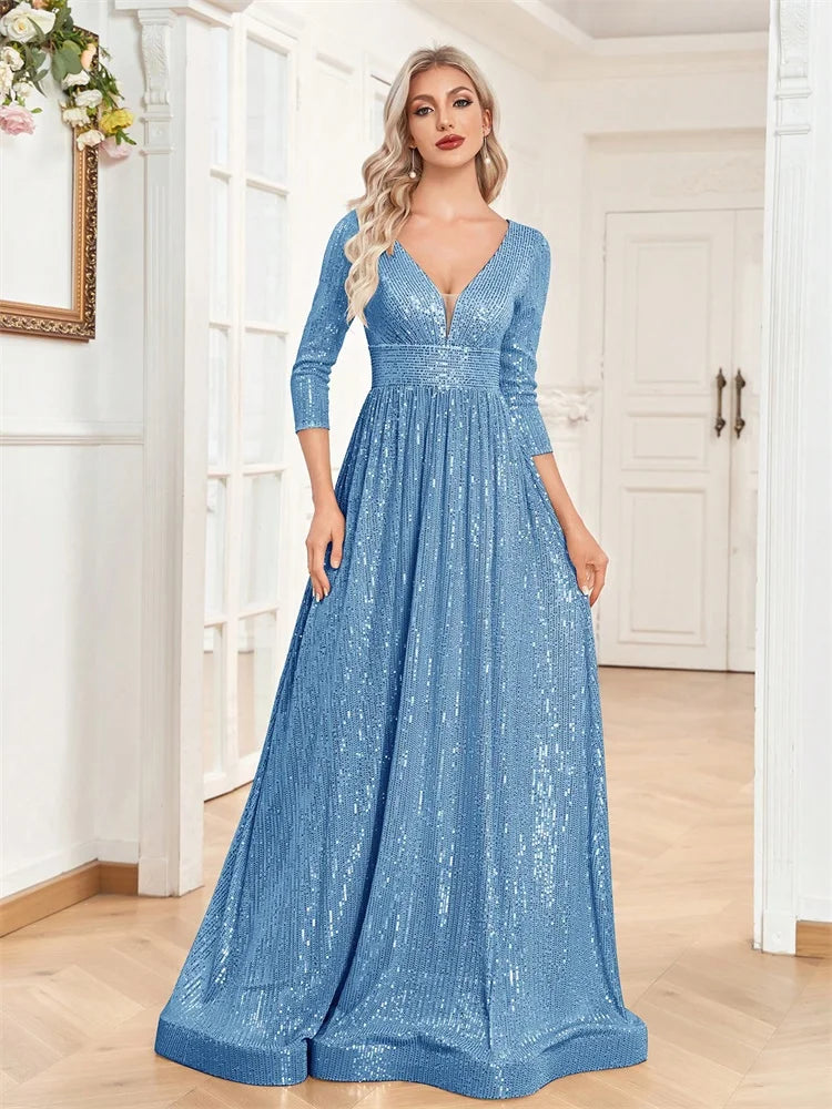 Sequin Evening Gown